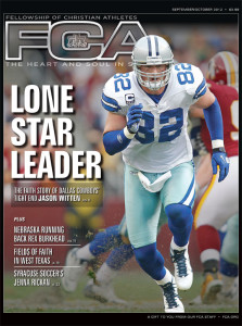 FCA Magazine's First Cover from Sept/Oct 2012 featuring Dallas Cowboys' Jason Witten